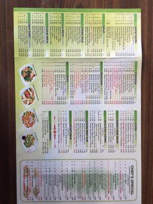 China Wok Menu