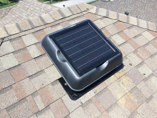 Solar Attic Ventilation Available!