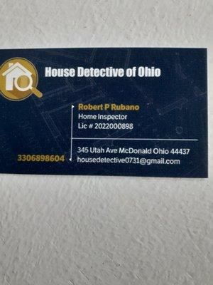 House Detective of Ohio