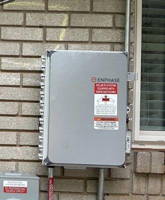 Enphase Inverter for solar energy system installation in DFW