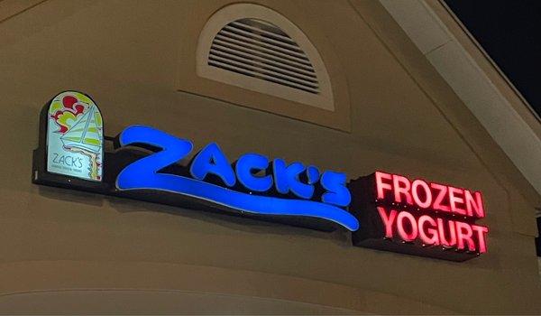 Zack's Frozen Yogurt