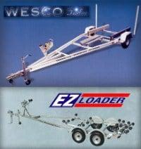 We carry a full line of quality boat trailers for sale including Wesco and EZ-Loader trailers and accessories.