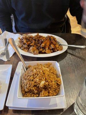 Fried Rice & General's Chicken