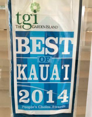 Kauai Dreams Realty Best of Kauai 2014!