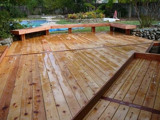 Cedar Decking