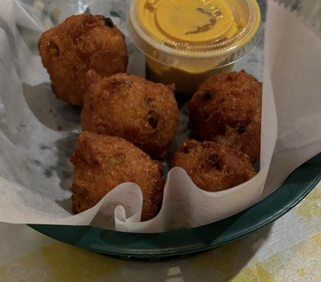 Fried hush puppies