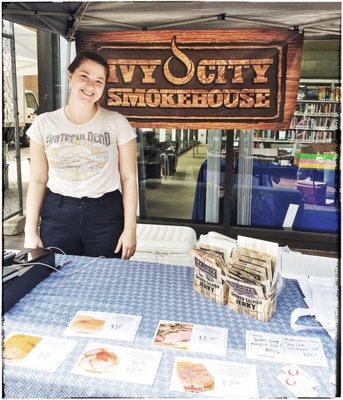 Ivy City Smokehouse at the market with the BEST local seafood