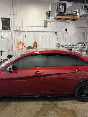 Excellent job on their tint installation!!!