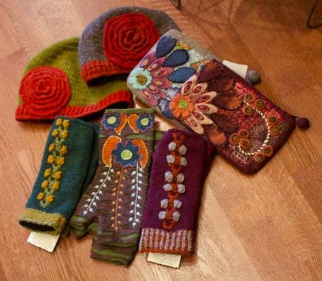 Wool and felt accesories