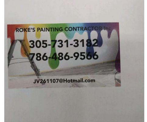 Roke's painting contractor inc