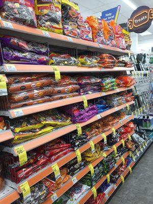 Walgreens is stocked for Halloween with tons of mini candy for giving away