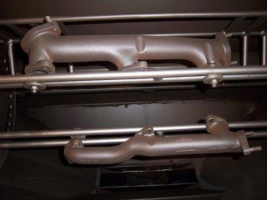 Manifolds after bead blasting