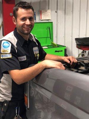 As a local business owner, Austin isn't just dedicated to fixing cars; he's dedicated to serving his community.