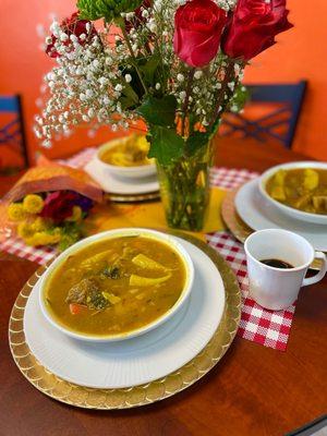 Soup joumou/ pumpkin soup