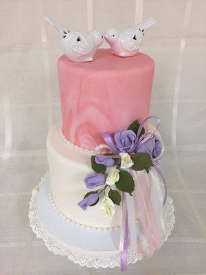 Spring Wedding Cake