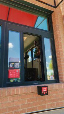 Drive thru window