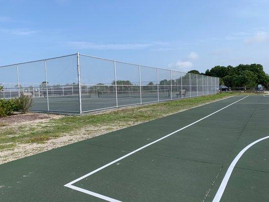 Tennis courts