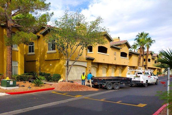 10 Landscaper's Replace with ROCKS, ROCKS, ROCKS!! We Live in the DESERT IDIOTS...ROCKS!!!! Where's the HOA $$$$$ GOING!!!