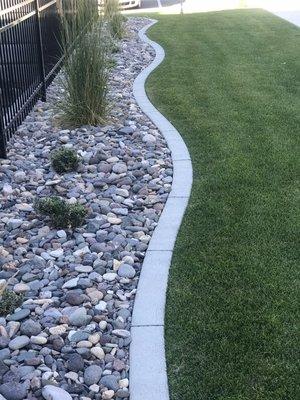 CMC & CI  custom curbing. Custom landscaping