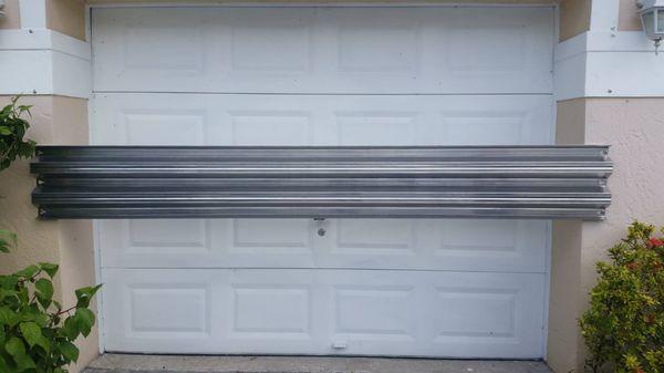 hurricane shutters for garage door