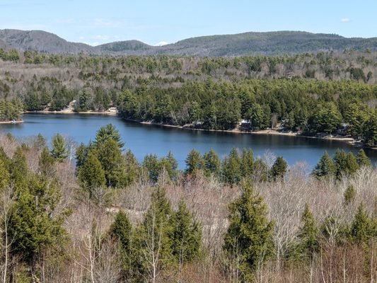 View of the lake