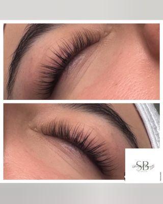 Lash lift and tint results