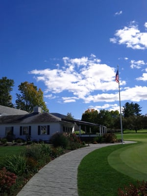 Clubhouse and practice green