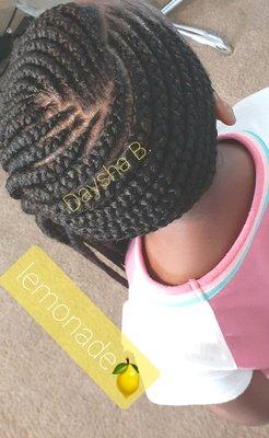 Lemonade braids for kids