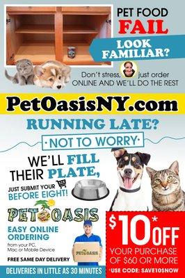 Order online ! Petoasisny.com