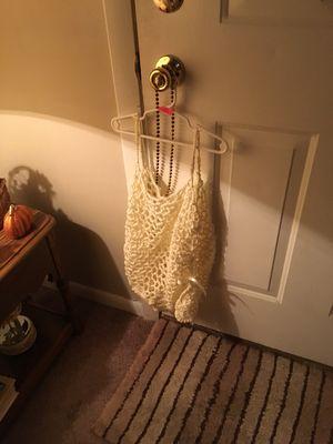 Crocheted camisole size small, have regular sizes and colors