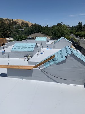 New roofing