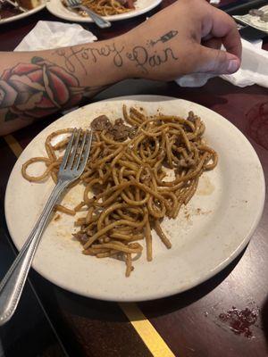 Supposed to be chow 42. Vegetable Lo Mein