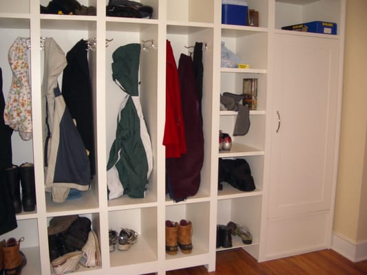 mud room cabinets