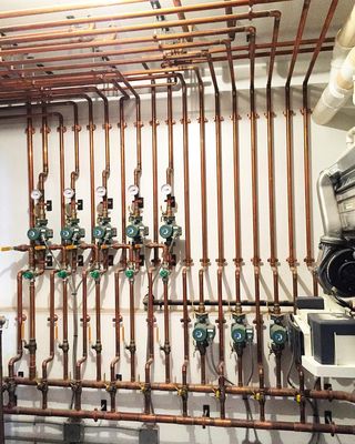 Radiant boiler manifold in Ghent NY