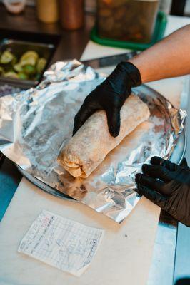 Burritos the size of your face.