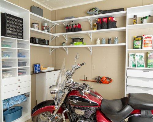 Garage Storage and Shelving.