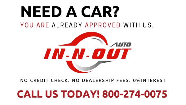 Need a Car? You Are Already Approved!