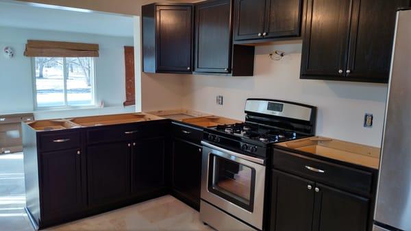 Almost done with our next great kitchen for students!