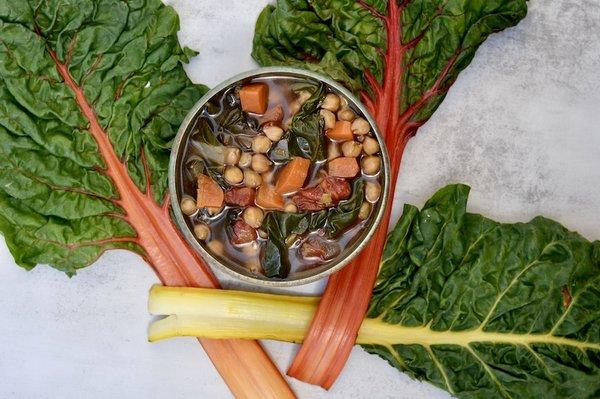 Chard & Chickpea Soup