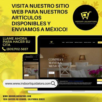 ¡Explora nuestra selección de artículos y envíos a México! ¡No esperes más y llama ahora al (805) 702-5657 para hacer tu cita!