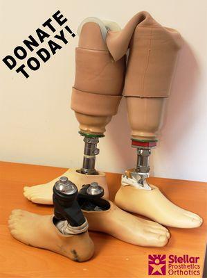 Collecting any prosthetics devices for HAITI Project.  http://www.standhaitiproj­ect.org/donate