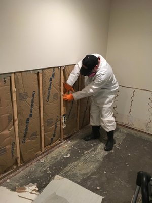 Our SERVPRO team in action!