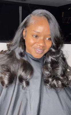 Traditional sew-in hair