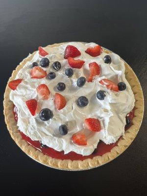 Blueberry Strawberry Pie.