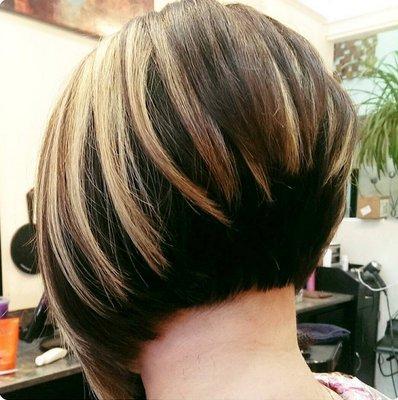 elevated A-line bob