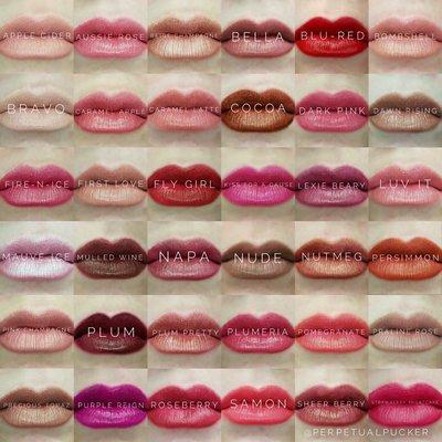 LipSense colors available