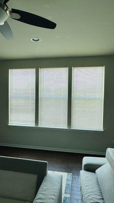 Blinds installation