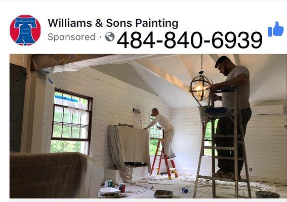 Working on the interior of a home in Paoli