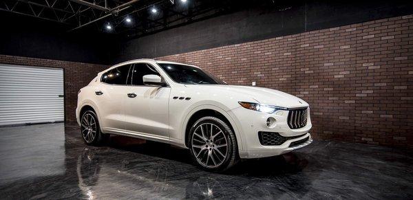 2017 Maserati Levante S SUV White with Black Leather Interior. Very Elegant Interior Package & Colors. Looks & Runs Perfect! From $249 a Day