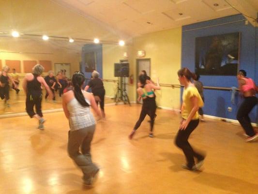 Zumba Toning with me! Every Wednesday night at 6:30PM - shake a toning stick!